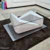 Silver coffee table